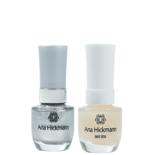 Imagem do produto Ana Hickmann kit de Esmalte Cor Chuva Brilhante + Base Seda