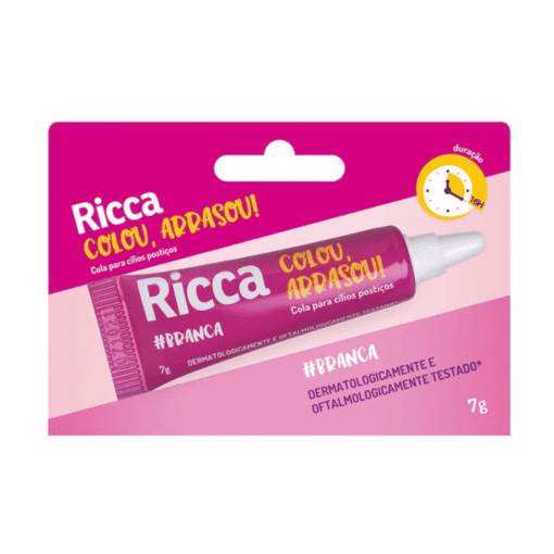 Imagem do produto Ricca Cola Para Cílios Postiços Branca 7g