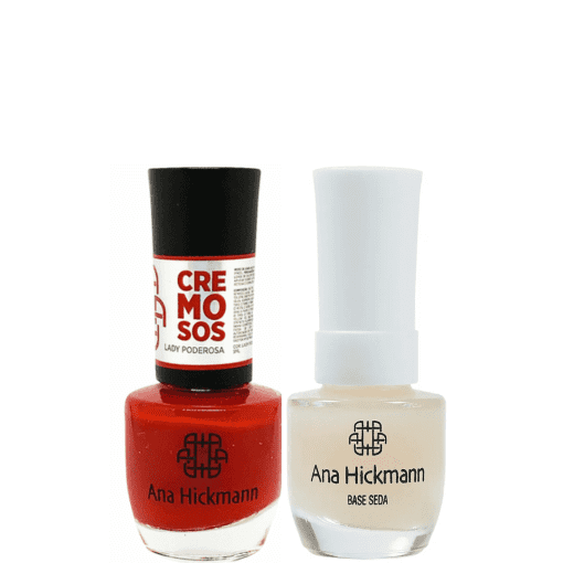 Imagem do produto Ana Hickmann kit de Esmalte Cor Lady Poderosa + Base Seda