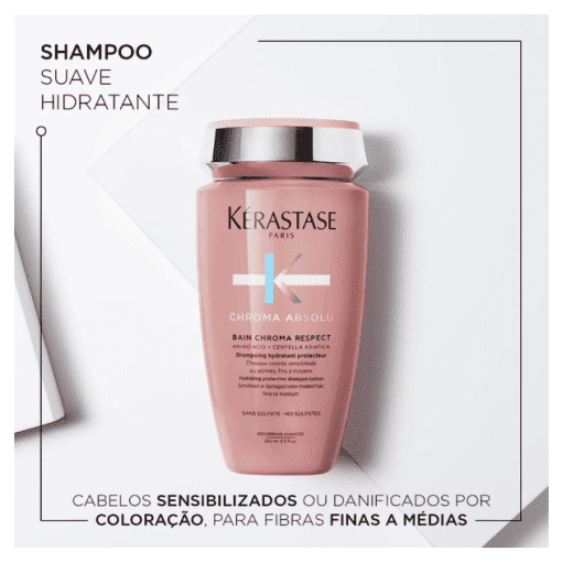 Imagem do produto Kérastase Chroma Absolu Bain Respect – Shampoo 250ml