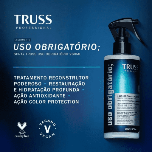 Truss Uso Obrigatório - Tratamento Líquido Reconstrutor 260ml - Image 3