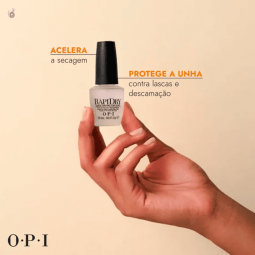 Imagem do produto OPI RapiDry Top Coat – Secante para Esmalte 15ml