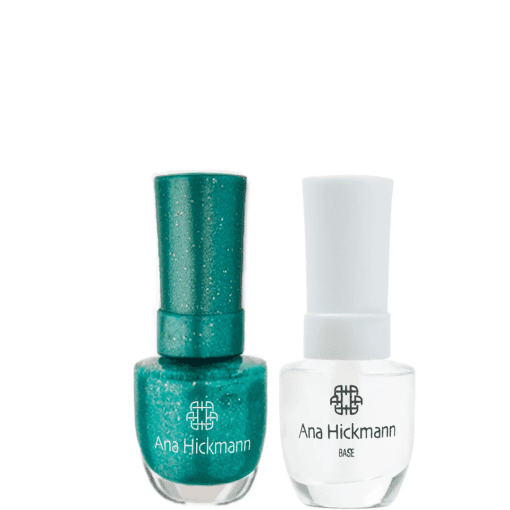 Imagem do produto Ana Hickmann kit de Esmalte Cor Green Diamond + Base