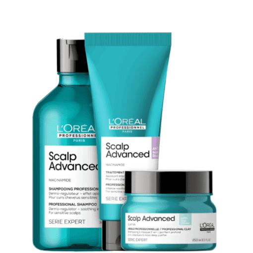 Imagem do produto Kit L’Oréal Professionnel Serie Expert Scalp Advanced Trio Antidesconforto (3 Produtos)