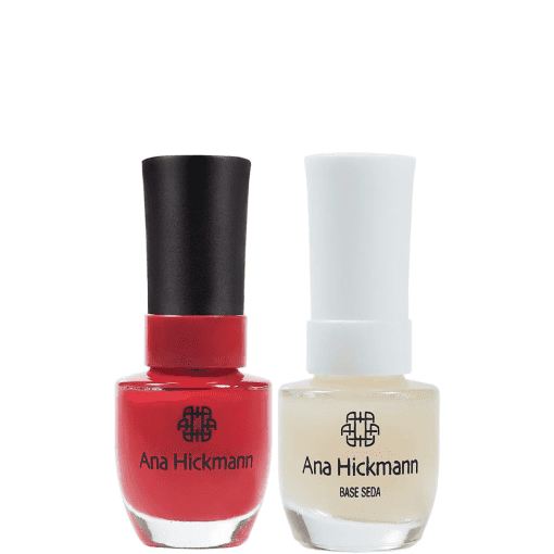 Imagem do produto Ana Hickmann kit de Esmalte Cor Vermelho Amor + Base Seda