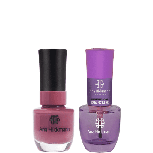 Ana Hickmann kit de Esmalte Cor Blush + Intensificador da Cor