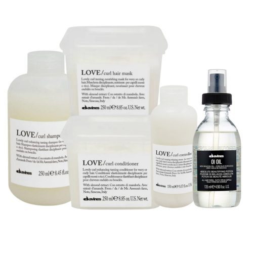 Kit Davines Love Curl Full + Oi Oil 135ml (5 Produtos)