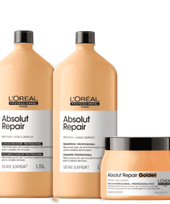 Imagem do produto Kit L’Oréal Professionnel Absolut Repair Gold Quinoa + Protein Golden Lightweight Dupla (2 Produtos)