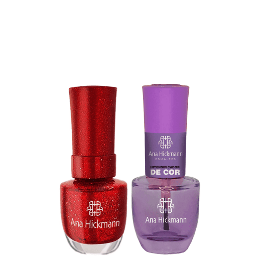 Imagem do produto Ana Hickmann kit de Esmalte Cor Red Everglow + Intensificador da Cor