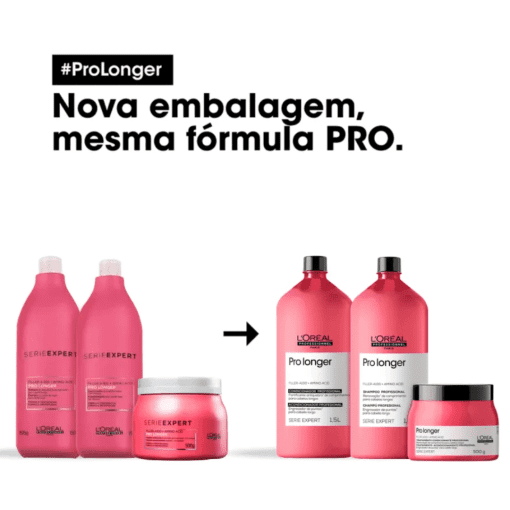 Imagem do produto Kit L’Oréal Serie Expert Pro Longer Triplo (3 Produtos)