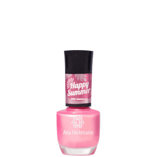 Imagem do produto Ana Hickmann kit de Esmalte Cor Pink Lemonade + Base Seda