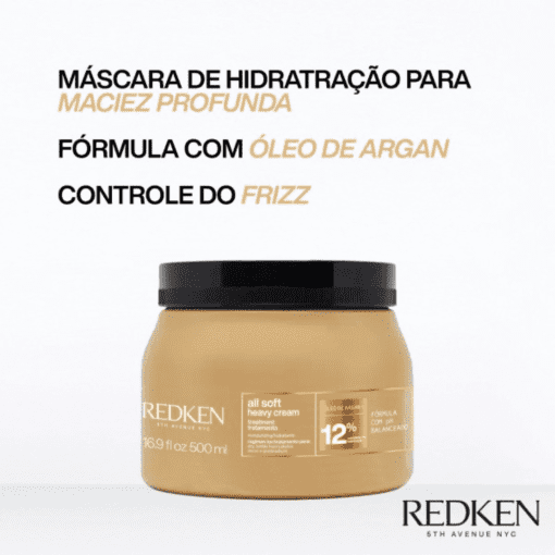 Imagem do produto Redken All Soft Heavy Cream – Máscara Capilar 500ml