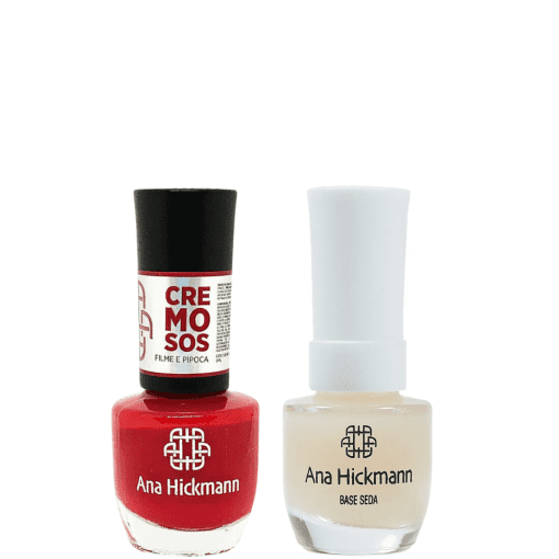 Imagem do produto Ana Hickmann kit de Esmalte Cor Filme e Pipoca + Base Seda