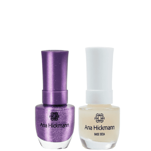 Imagem do produto Ana Hickmann kit de Esmalte Cor Estourinho + Base Seda