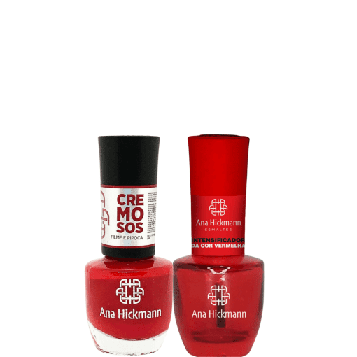 Imagem do produto Ana Hickmann kit de Esmalte Cor Filme e Pipoca + Intensificador da Cor Vermelha