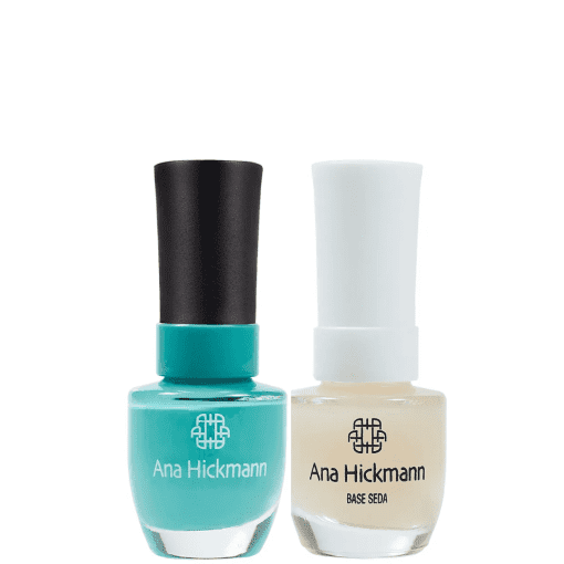 Imagem do produto Ana Hickmann kit de Esmalte Cor Curaçao + Base Seda