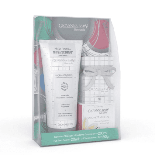 Imagem do produto Giovanna Baby Kit Blanc Vanilla – Colônia, Hidratante e Sabonete Vegetal