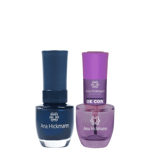 Imagem do produto Ana Hickmann kit de Esmalte Cor Cheguei de Azul + Intensificador da Cor