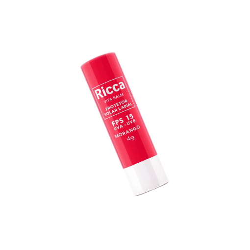 Imagem do produto Ricca Vita Balm Protetor Solar Labial Morango 4g