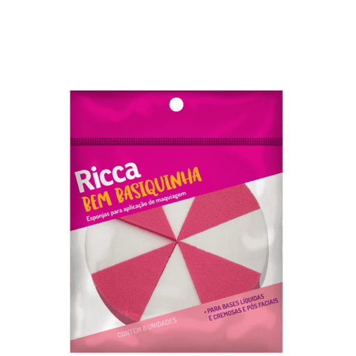 Imagem do produto Ricca Esponja Para Maquiagem Edge Fracionada