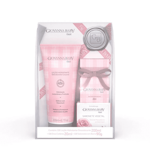 Imagem do produto Giovanna Baby Kit Classic – Colônia, Hidratante e Sabonete Vegetal