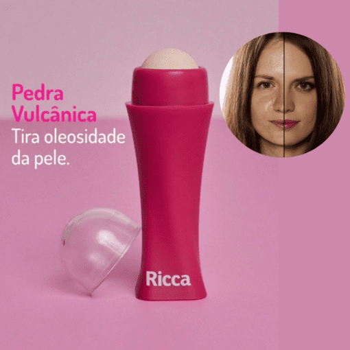 Imagem do produto Ricca Rolo Facial Super – Pedra Vulcânica para Oleosidade