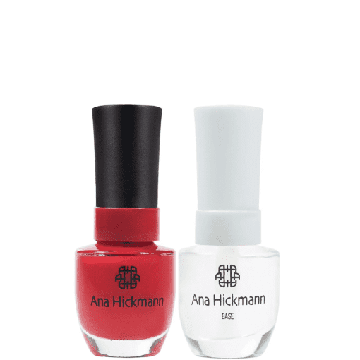 Imagem do produto Ana Hickmann kit de Esmalte Cor Vermelho Amor + Base