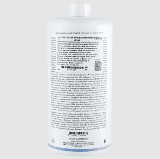 Imagem do produto Keune Care Silver Savior-Condicionador Desamarelador 1000ml