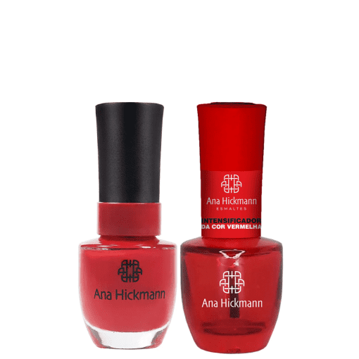 Imagem do produto Ana Hickmann kit de Esmalte Cor Vermelho Amor + Intensificador da Cor Vermelha