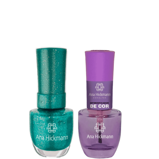 Imagem do produto Ana Hickmann kit de Esmalte Cor Green Diamond + Intensificador da Cor