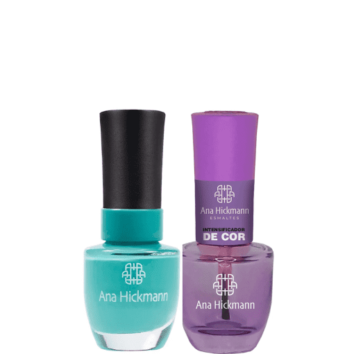 Ana Hickmann kit de Esmalte Cor Curaçao + Intensificador da Cor