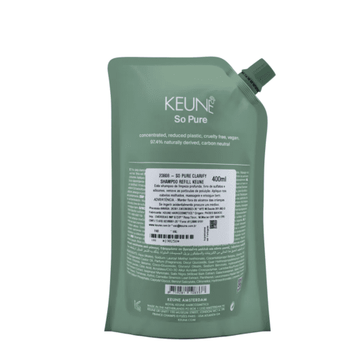 Imagem do produto Keune So Pure Clarify Refil – Shampoo 400ml