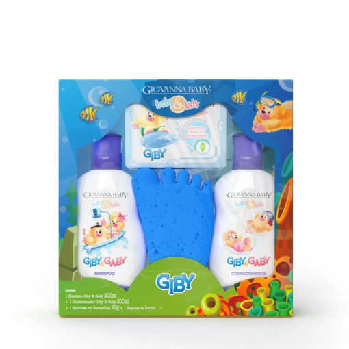 Imagem do produto Giovanna Baby Kit Infantil – Giby Hora Do Banho Azul