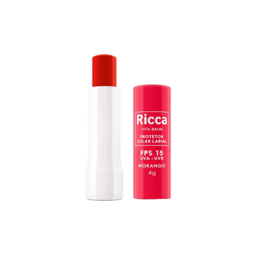 Imagem do produto Ricca Vita Balm Protetor Solar Labial Morango 4g