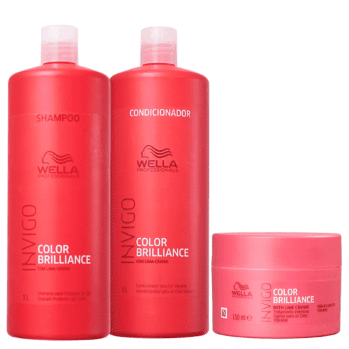 Imagem do produto Kit Wella Professionals Invigo Color Brilliance Salon Triplo (3 Produtos)