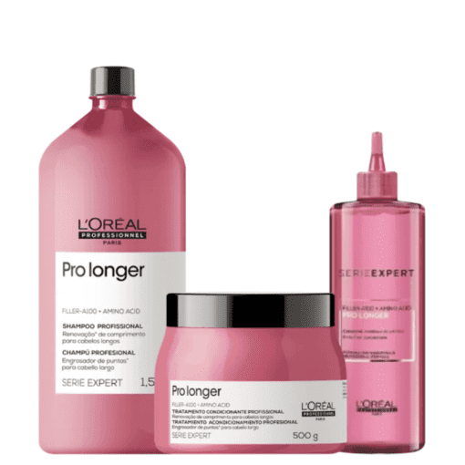 Imagem do produto Kit L’Oréal Profissionnel Pro Longer Preenchimento de Pontas Trio Salão (3 Produtos)