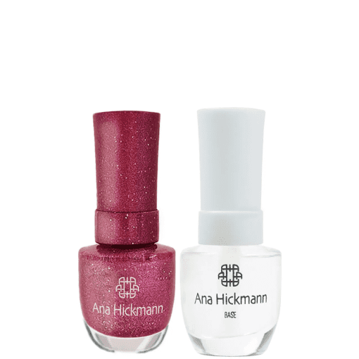 Imagem do produto Ana Hickmann kit de Esmalte Cor Pink Star + Base