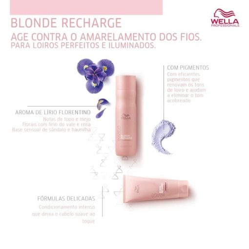 Imagem do produto Wella Invigo Blonde Recharge Cool Blonde Condicionador 200ml