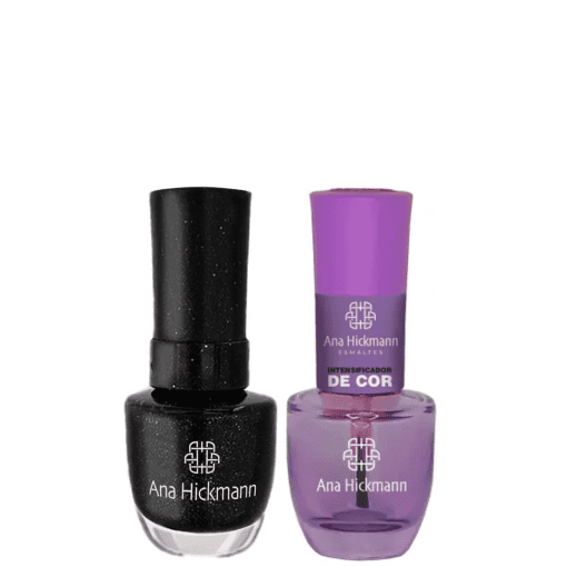 Imagem do produto Ana Hickmann kit de Esmalte Cor Black Diamond + Intensificador da Cor