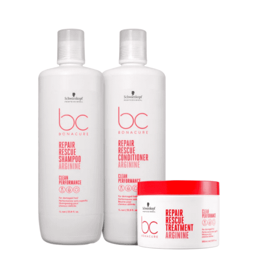 Imagem do produto Kit Schwarzkopf Professional BC Bonacure Clean Performance Repair Rescue Pro Trio (3 Produtos)