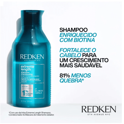 Redken Extreme Length - Shampoo 300ml - Image 4